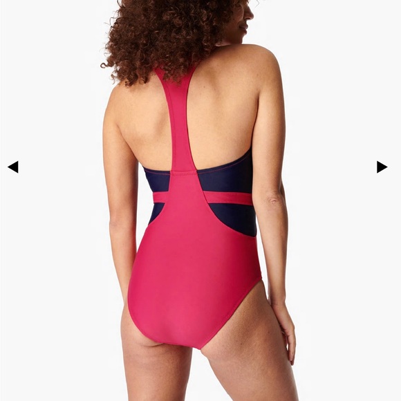 Sweaty Betty Wave Zip Thru Swimsuit - Picture 2 of 11